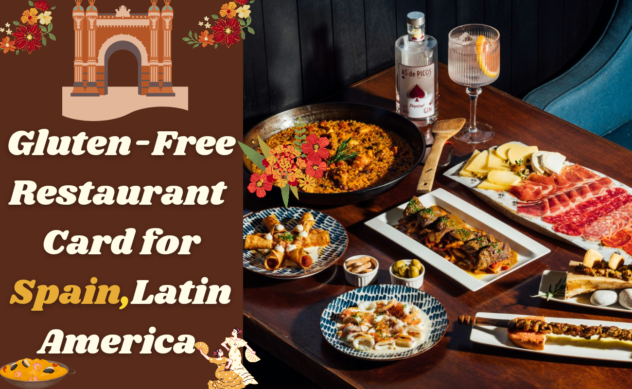 Gluten-Free Restaurants Card – For Spain & Latin America!