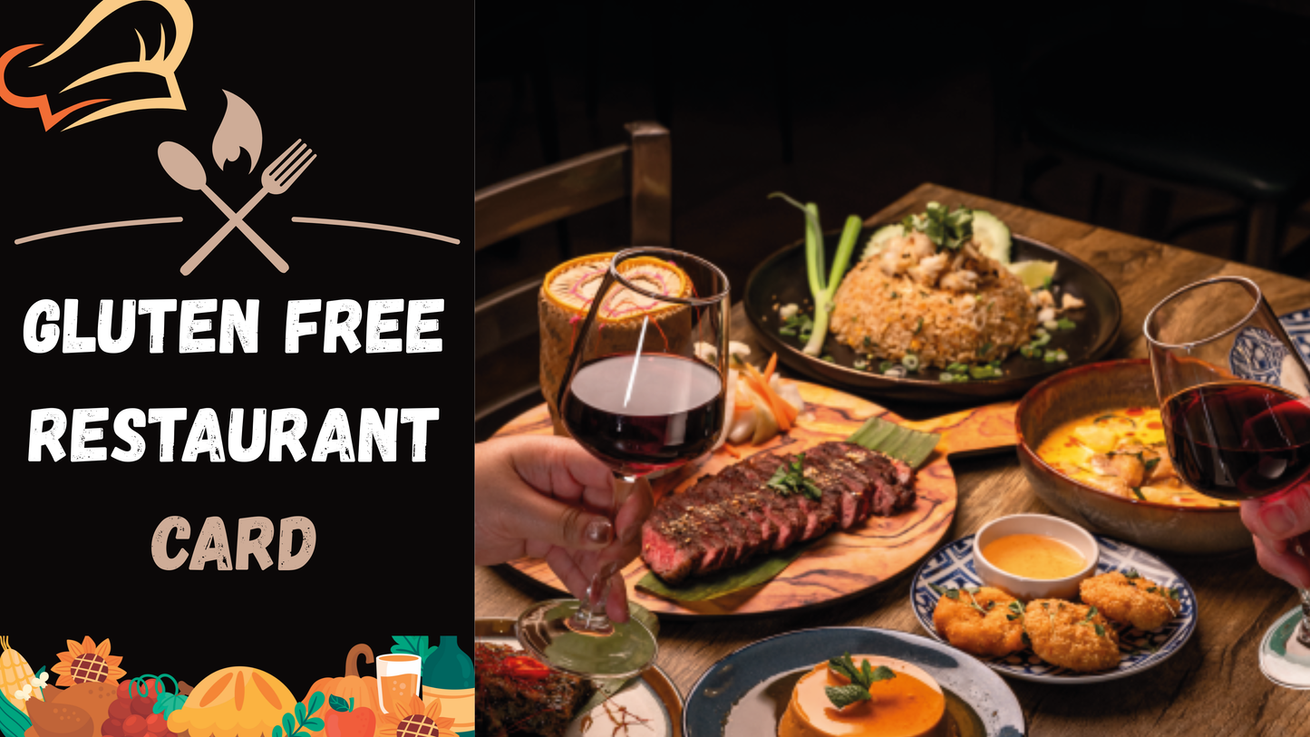 The Ultimate English GF Dining Card: Dual-Spelling Safety (Celiac + Coeliac Edition)